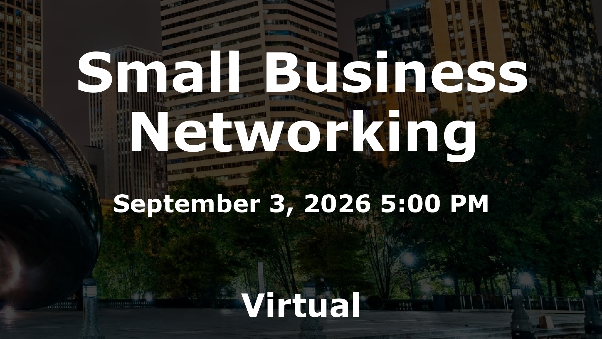 Small Business Networking event image